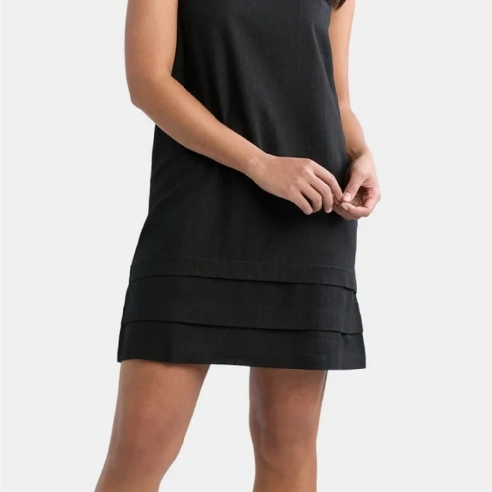Time and Tru Linen Blend Slip Dress